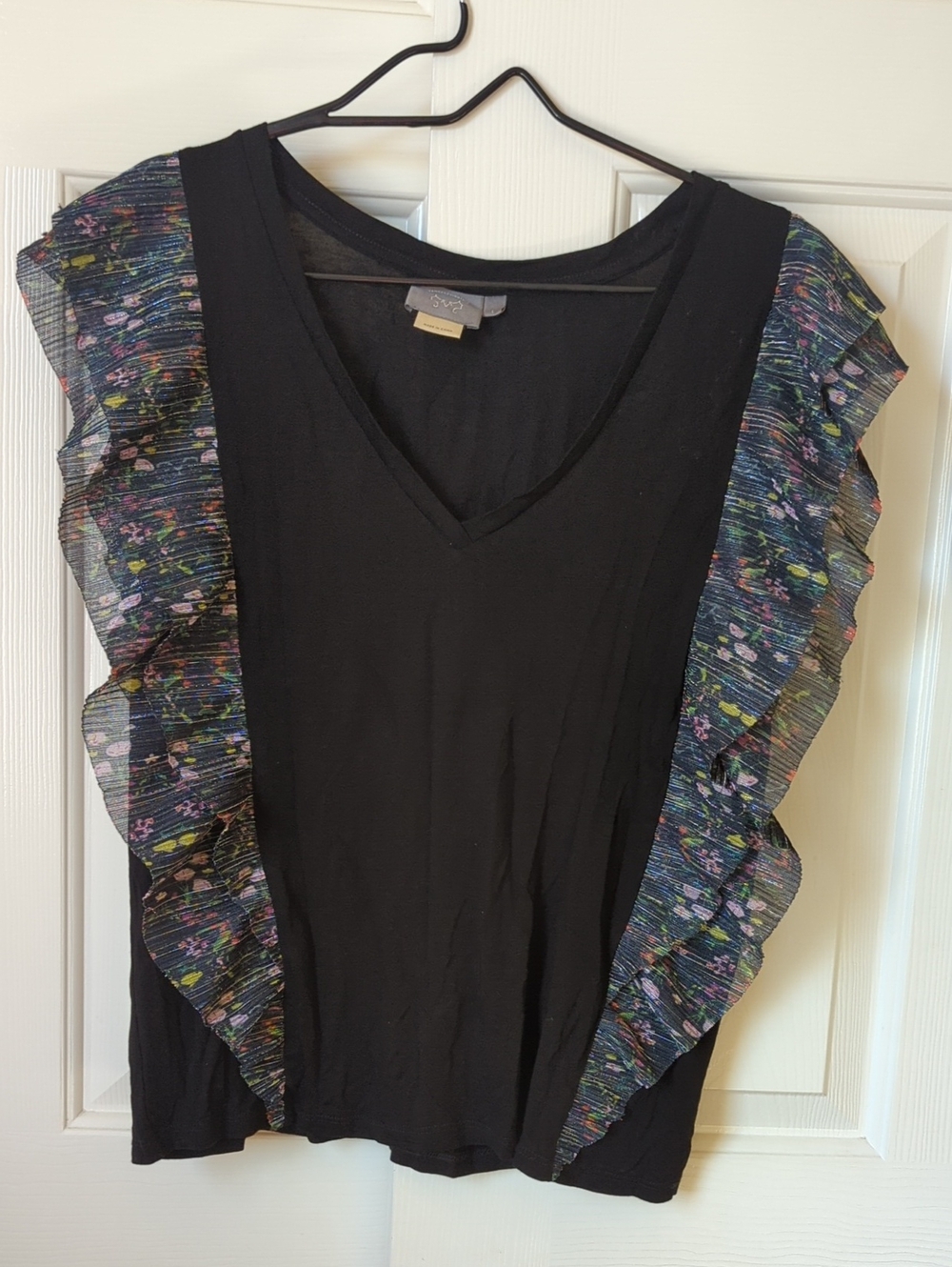 Anthropologie - Vanessa Virginia Indak Ruffle Flutter Sleeve